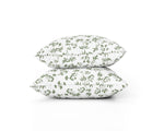 Cotton House 7-Piece King Comforter Set - Emerald Floral