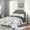 Cotton House 7-Piece King Comforter Set - Noir Petals