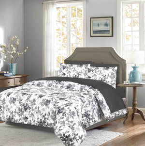 Cotton House 7-Piece King Comforter Set - Noir Petals