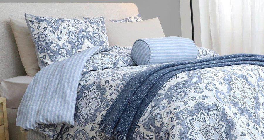 Cotton House 7-Piece King Comforter Set - Medallion