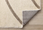 Palace Modern Curves Area Rug - 8' X 11' - Cream/Taupe