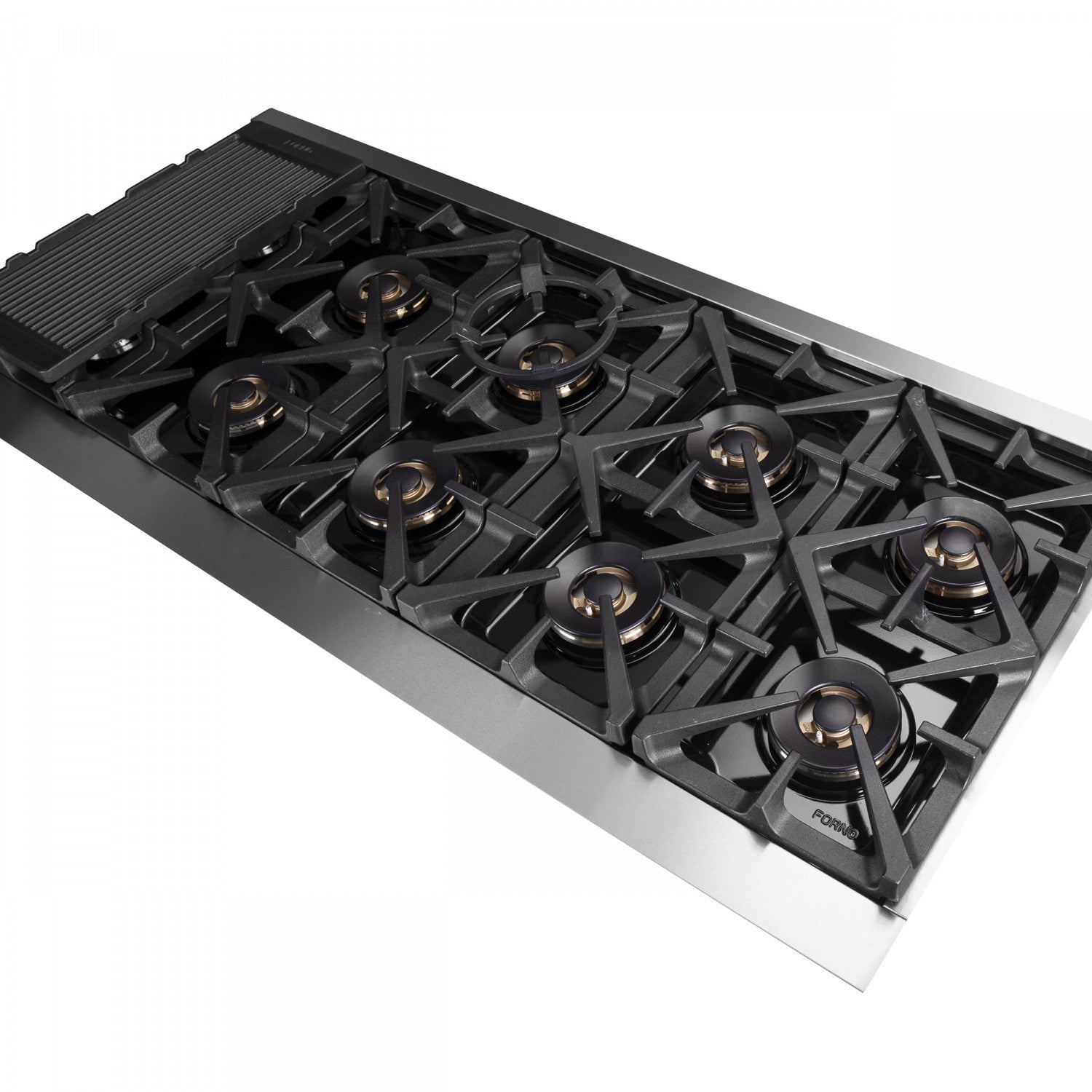 Forno Capriasca 60" Stainless Steel Dual Fuel Double Oven Range with True Convection And Air Fry (8.54 Cu. Ft.) -  FFSGS6187-60