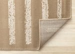 Functional Contemporary Lines Area Rug - 8' X 11' - Brown/Cream