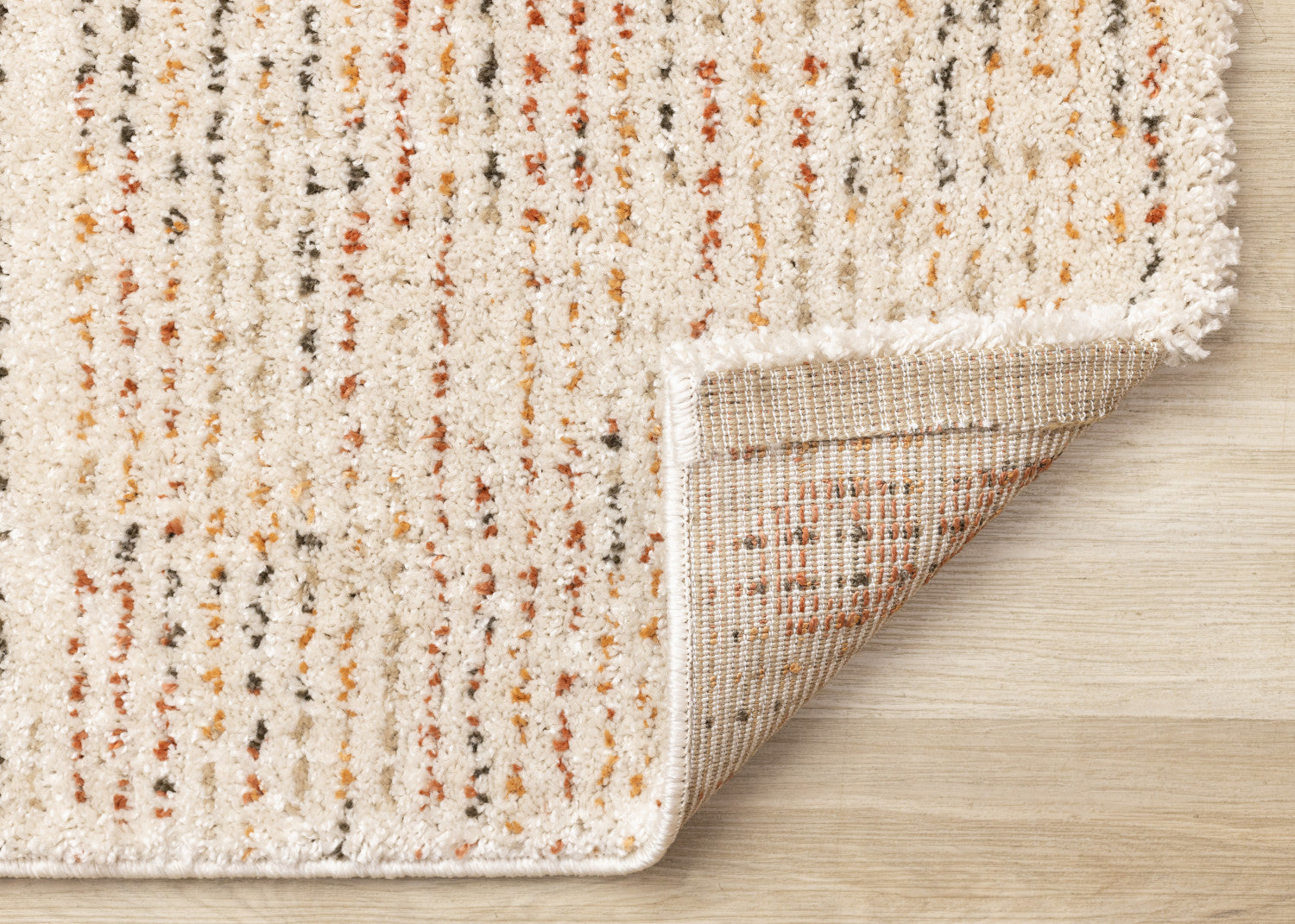 Halle Casual Contemporary Abstract Area Rug - 8' X 11' - Cream/Terra