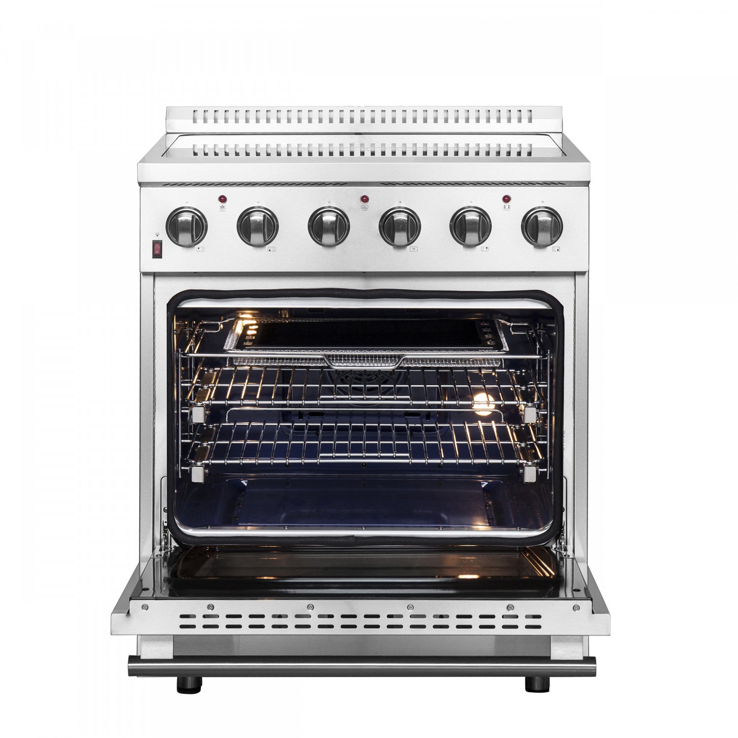 Forno Galiano 30" Stainless Steel Freestanding Electric Range with True Convection and Air Fry (4.32 Cu. Ft.) - FFSEL6083-30