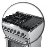 Forno Lazio Stainless Steel Dual Fuel Range with True Convection and Air Fry (4.32 Cu. Ft.) - FFSGS6196-30