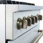 Forno Marco 30" White Freestanding Gas Range (4.32 Cu. Ft.) - FFSGS6277-30WHT