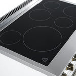 Forno Paolo 36" White Freestanding Electric Range with True Convection (5.44 Cu. Ft.) - FFSEL6011-36WHT