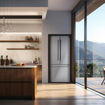 Forno Premium Stainless Steel Kitchen Package with Range and and French Door Refrigerator - FBDL-019-01CAUS