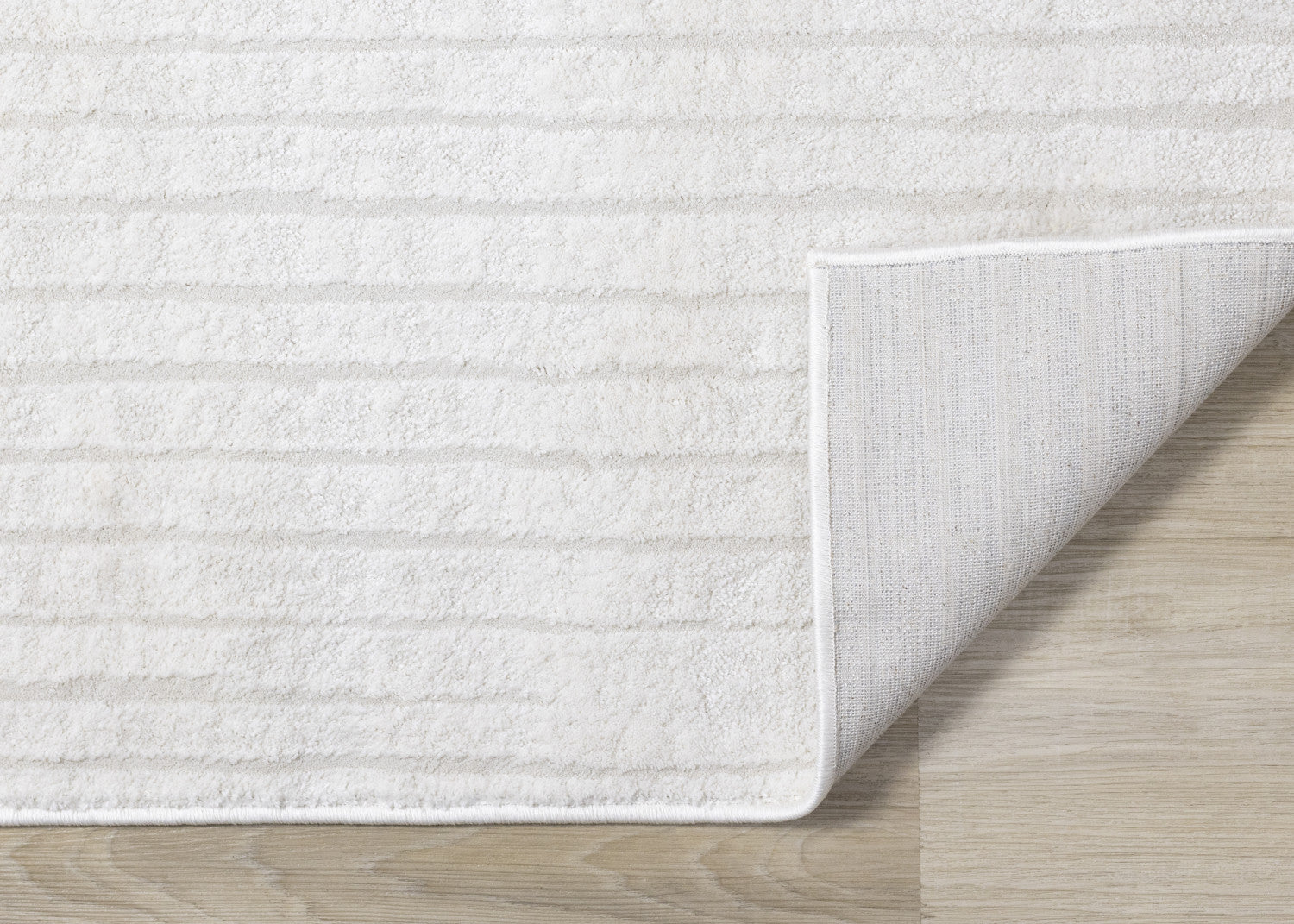 Hillary Modern Lines Area Rug - 5' X 8' - Cream