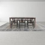 Bayan Caterpillar Twin Chair - Charcoal