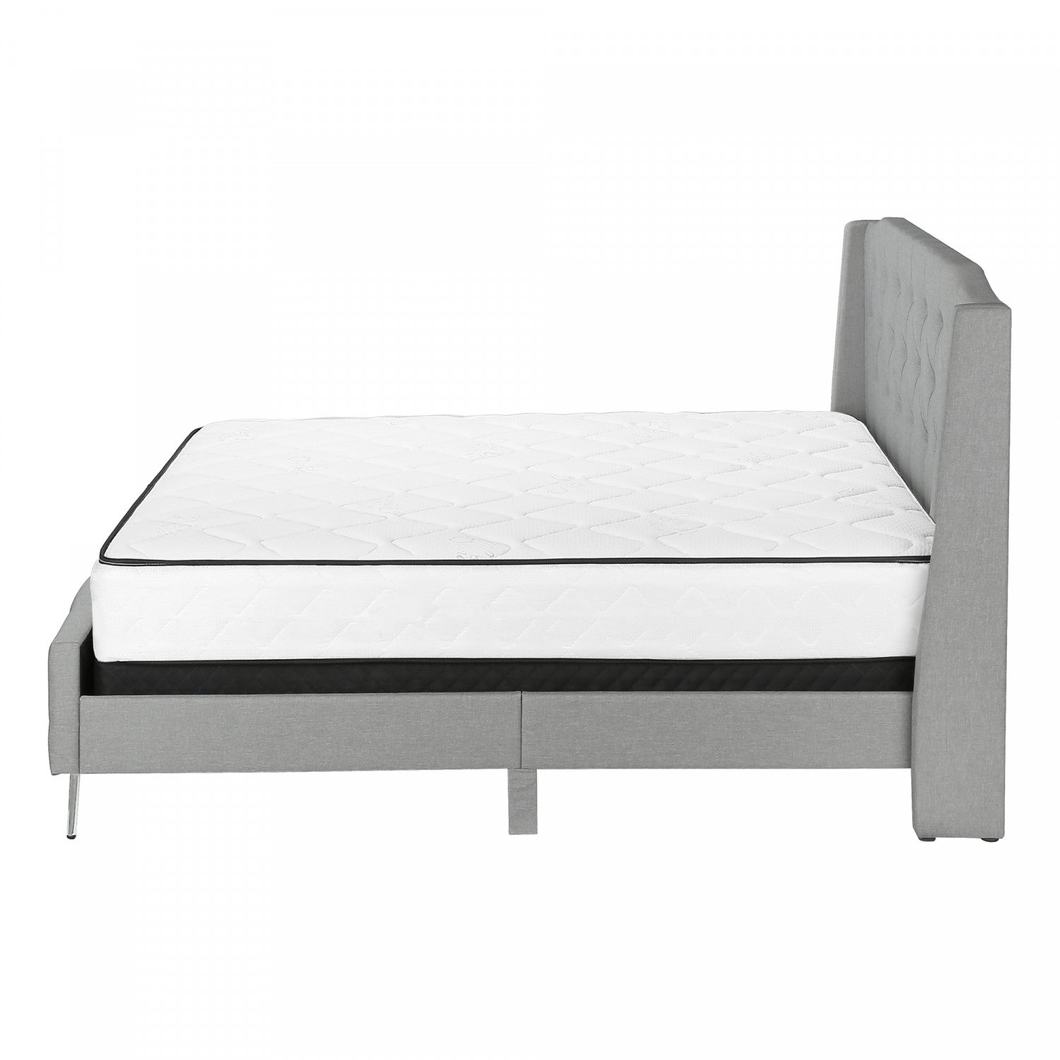 Eleanor Queen Bed - Grey