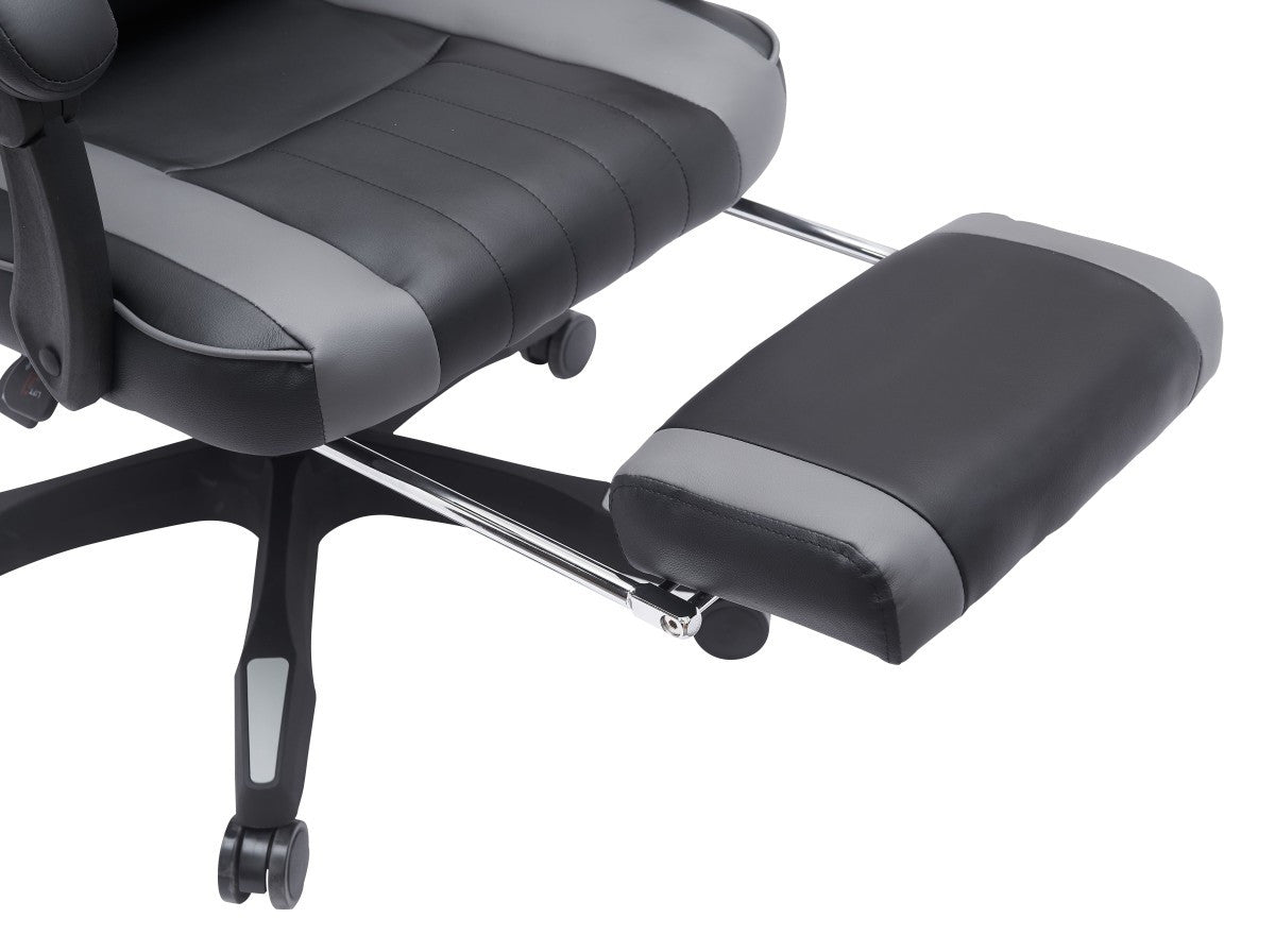 Bentley Gaming Chair - Black/Grey