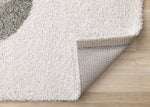 Misha Modern Geometric Area Rug - 8' X 11' - White/Grey
