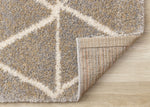 Halle Casual Contemporary Trellis Area Rug - 8' X 11' - Greige/Cream