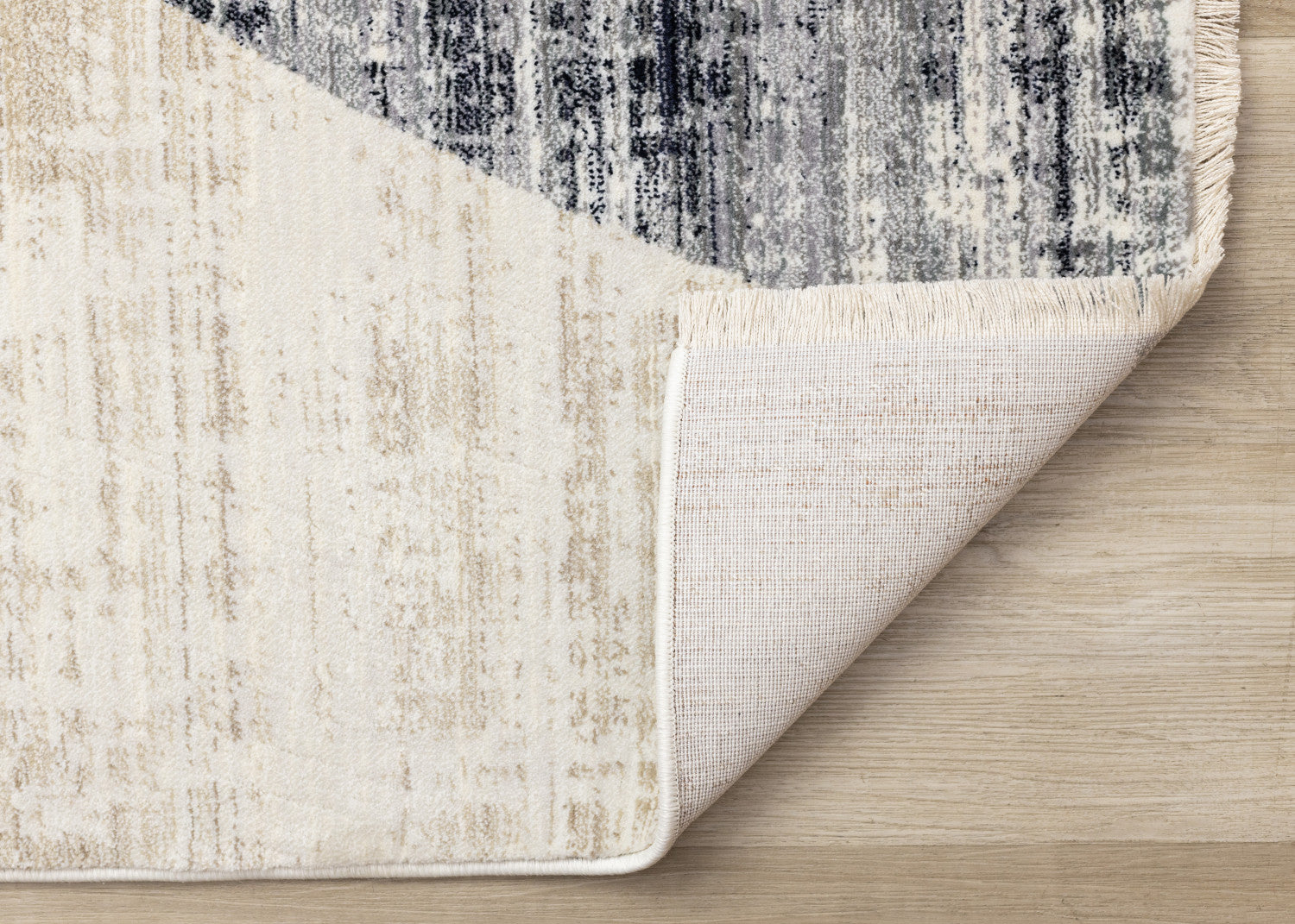 Sterling Modern Teardrop Area Rug - 8' X 11' - Brown/Cream