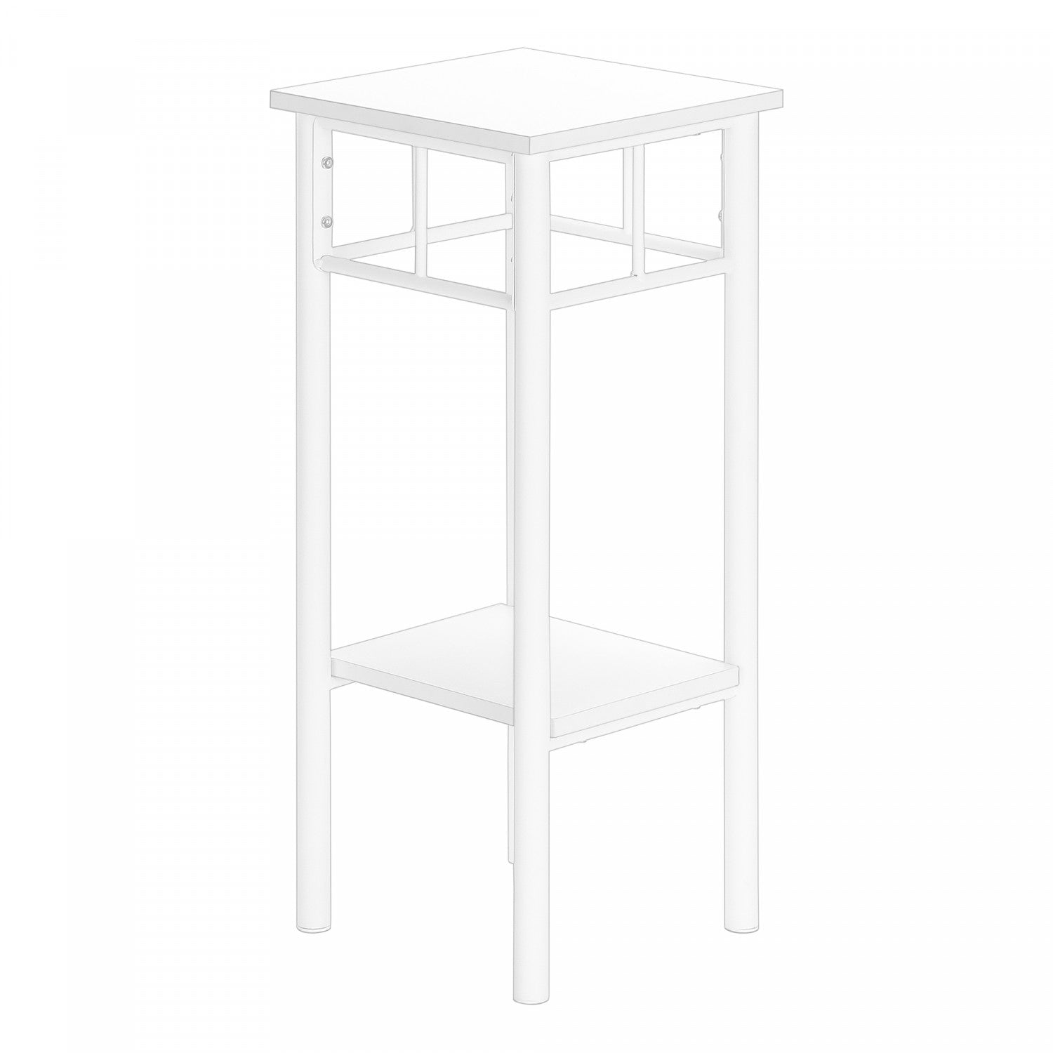 Ilka Side Table - White