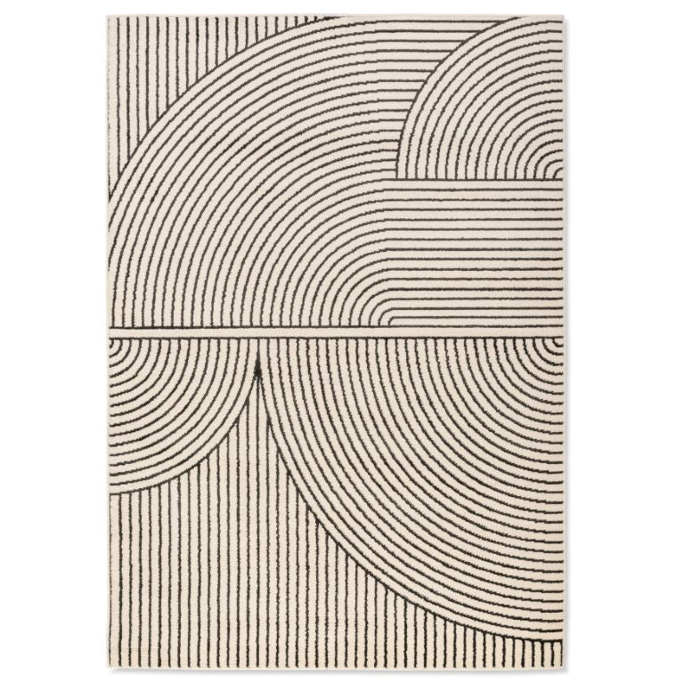 Urbane Arches Rug - 5' x 8' - Black