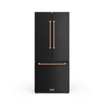 Thor Kitchen - Gordon Ramsay Collection 30" 17.5 Cu. Ft. Matte Black Counter-Depth French Door Refrigerator with Ice Maker - RF3017FFD00-RSG