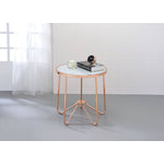 Albans Glass End Table