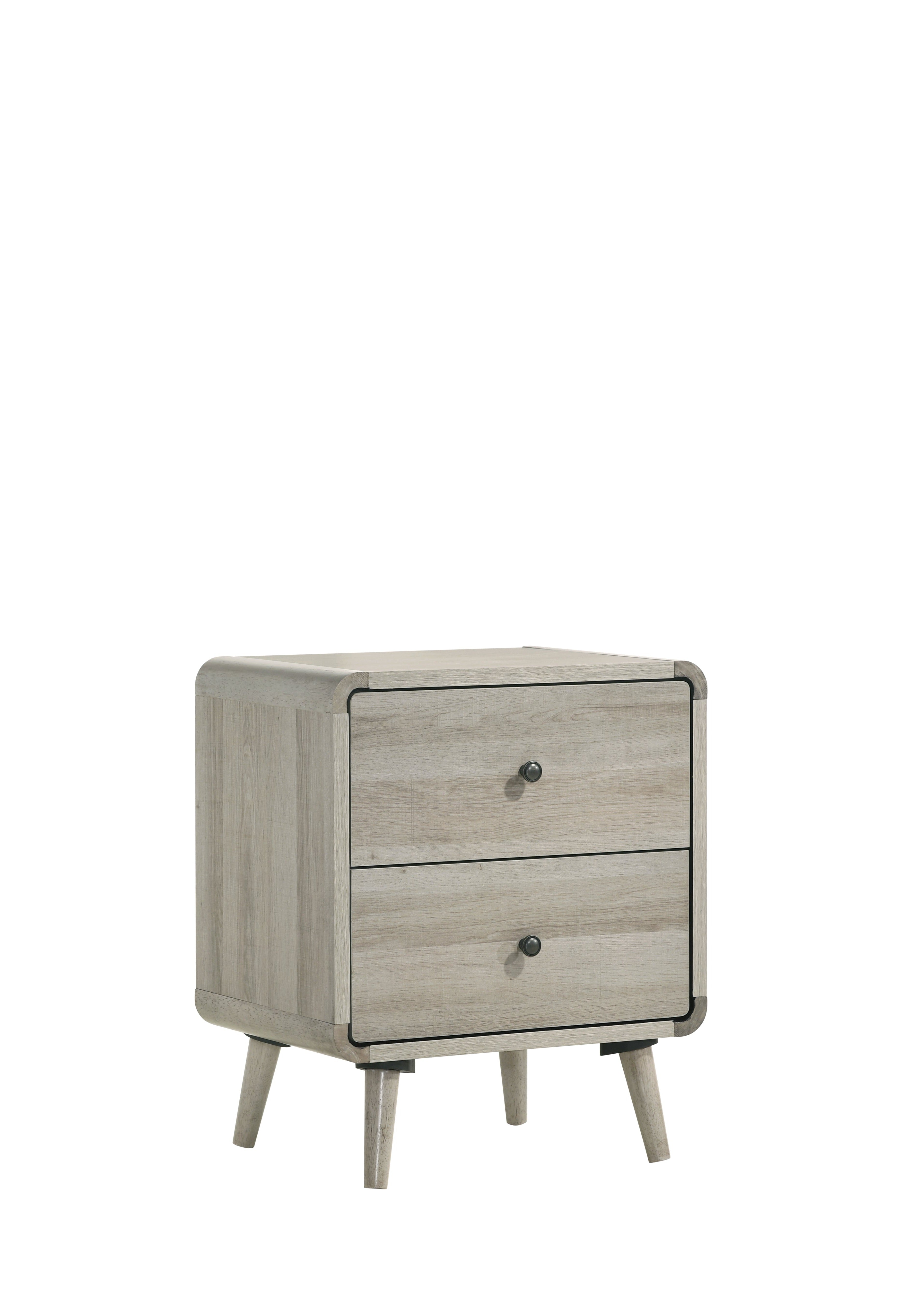 Kaiya Night Table - Antique Grey