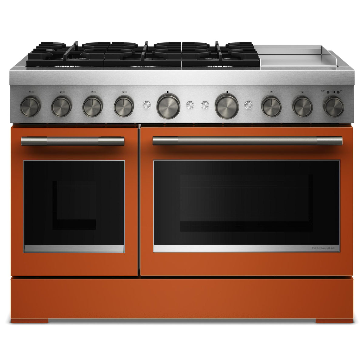 KitchenAid Scorched Orange Slide-In Range (6 cu. ft.) - KFDD948SSC