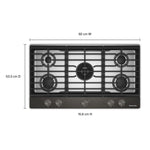 KitchenAid Black Ore Gas Cooktop - KCGK536SBE