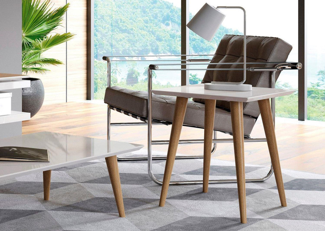 Aketi End Table - White Gloss