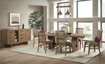 Landmark 7-Piece Extendable Dining Set - Brown, Beige