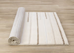 Sasha Soft Modern Lines Area Rug - 5' X 8' - Cream