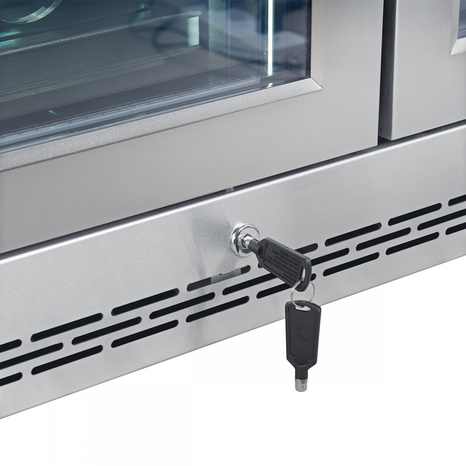 Forno Abruzzo 48" Stainless Steel 102 Bottle Dual Zone Wine Cellar with Green Holders (24 Cu. Ft.) - FWCDR6610-48S