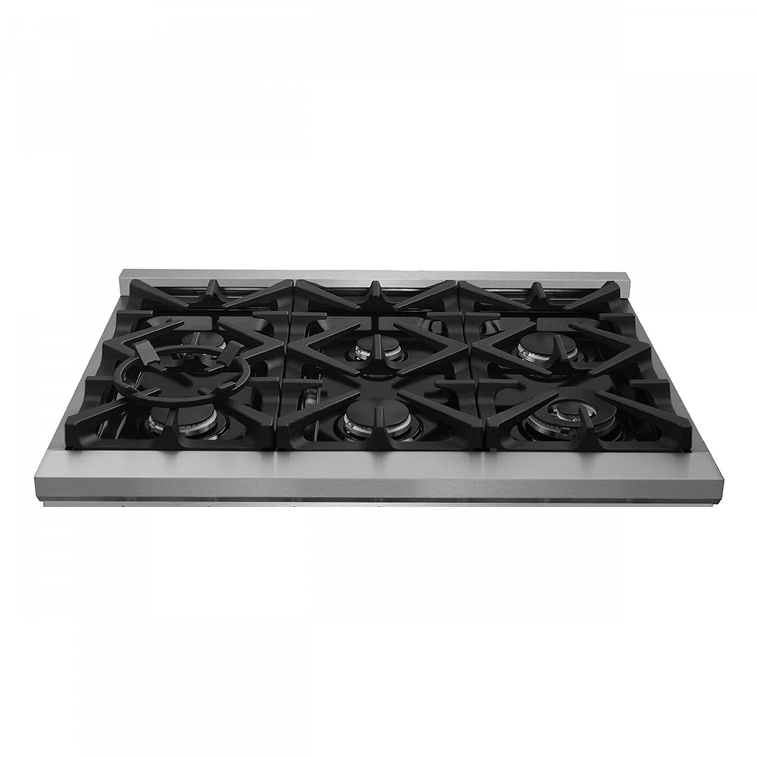 Forno Massimo 36" Stainless Steel Dual Fuel Range with True Convection and Air Fry (5.36 Cu. Ft.) - FFSGS6125-36