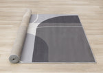Functional Contemporary Area Rug - 5' X 8' - Grey