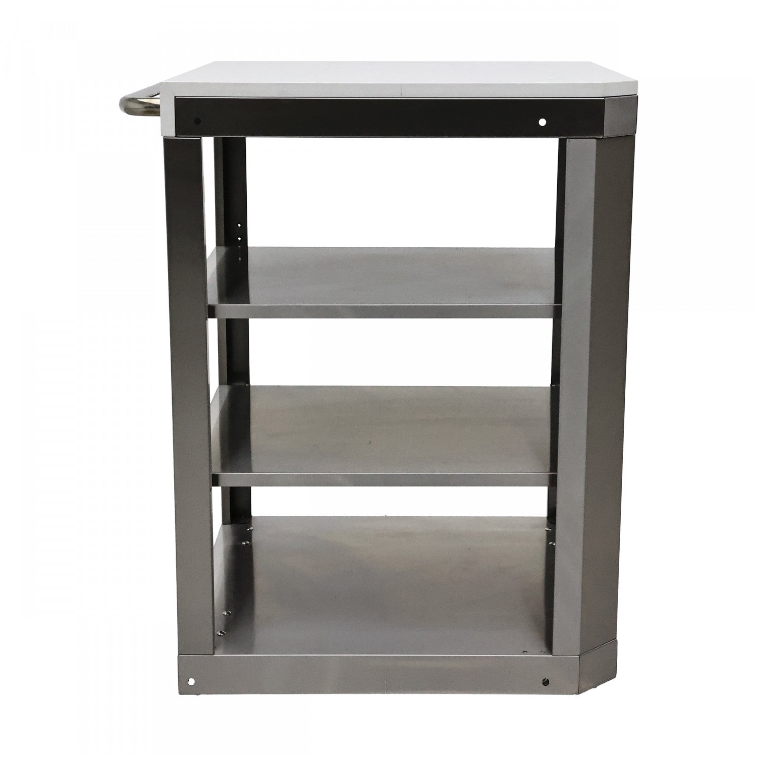 Forno Bulnes White Countertop Outdoor Kitchen with 40" 84,000 BTU BBQ and Beverage Centre - FODKT2520WHT