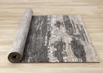 Allure Modern Dark Area Rug - 5' X 8' - Black/Brown