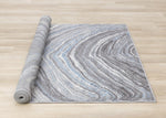 Functional Modern Area Rug - 8' X 11' - Blue/Grey
