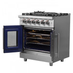 Forno Massimo 30" Stainless Steel French Door Freestanding Gas Range (4.32 Cu. Ft.) - FFSGS6439-30