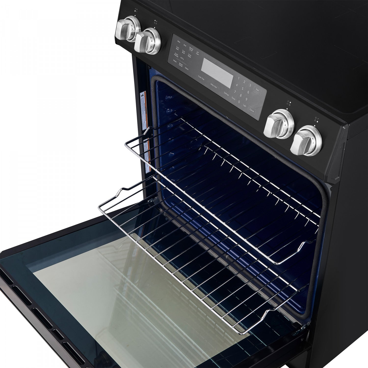 Forno Donatello Black Slide-in Induction Range with True Convection (5.0 Cu. Ft.) - FFSIN0905-30BLK