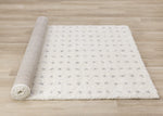 Palmer Casual Contemporary Speckled Area Rug - 8' X 11' - White/Grey