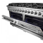 Forno Capriasca 60" Stainless Steel Freestanding Double Oven Gas Range (8.64 Cu. Ft.) - FFSGS6260-60