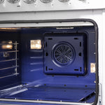 Forno Capriasca 48" Stainless Steel Freestanding Dual Fuel Double Oven Range with True Convection (6.58 Cu. Ft.) - FFSGS6387-48