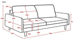 Synan Sofa - Light Grey