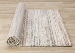 Marquee Soft Contemporary Area Rug - 8' X 11' - Cream/Rust