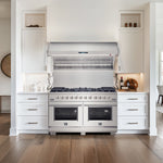 Forno Savona Stainless Steel 60" 1200 CFM Wall Mounted Range Hood - FRHWM5029-60HB