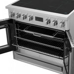 Forno Torino Stainless Steel 36" True Convection Induction Range with Air Fry and Air Sous Vide (5.36 Cu. Ft.) - FFSIN0950-36