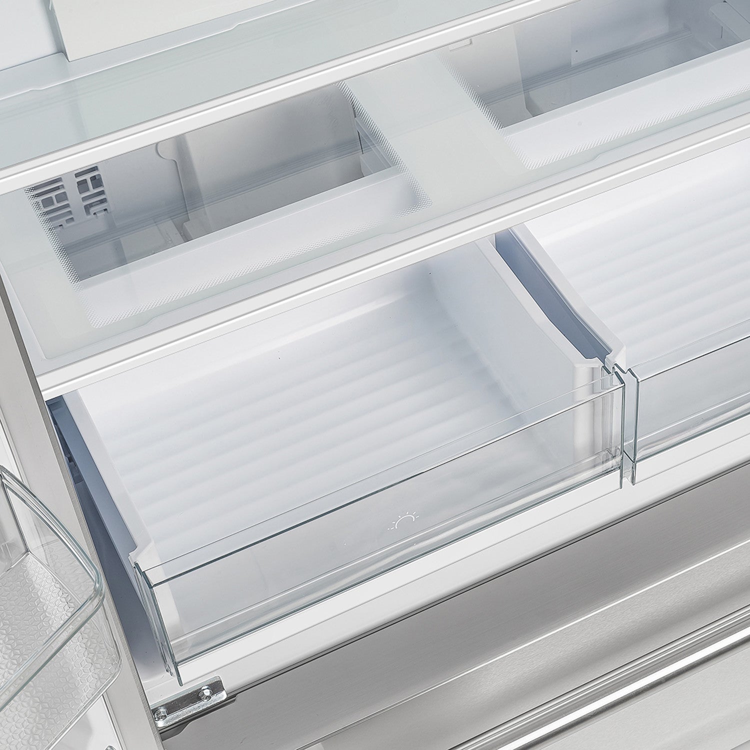 Forno Moena 36" 19.2 Cu.Ft. Stainless Steel Counter-Depth French Door Refrigerator with Ice Maker - FFRBI1820-36SB