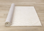 Sasha Soft Diamonds Area Rug - 7' X 10' - Cream