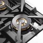 Forno Capriasca 30" Stainless Steel Freestanding Gas Range (4.32 Cu. Ft.) - FFSGS6260-30