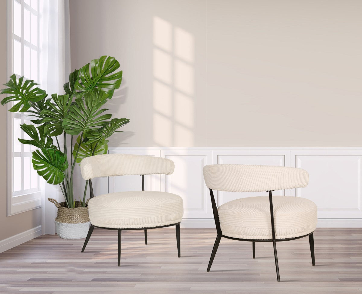 Britta Accent Chair - Cream