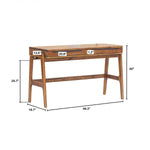 Thomaa Writing Desk - Brown